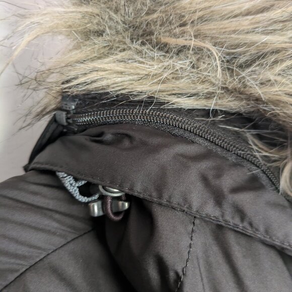 Lands End women's brown down coat - Picture 2 of 11